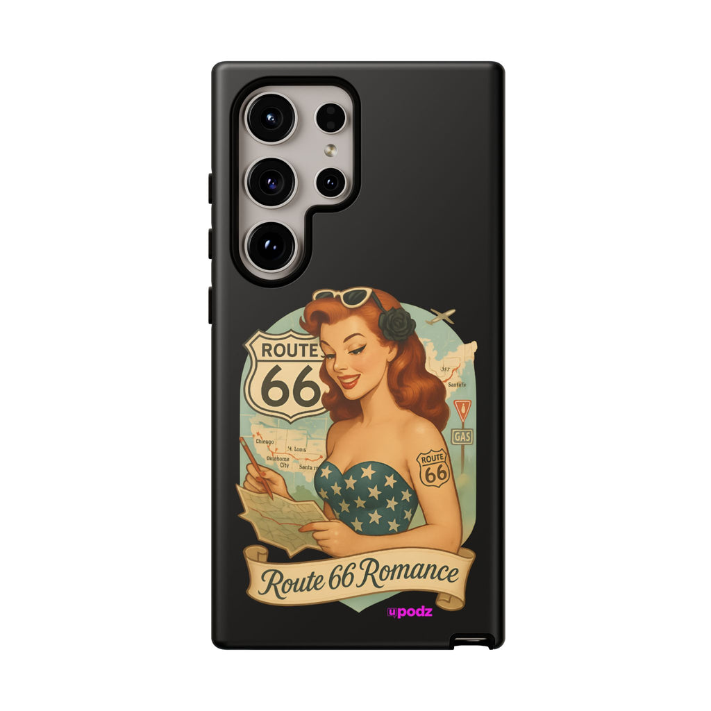 Route 66 Design, Tough Cases, Phone Cover, Unique Gift