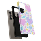 Colourful Doodle Design, Tough Cases, Phone Cover