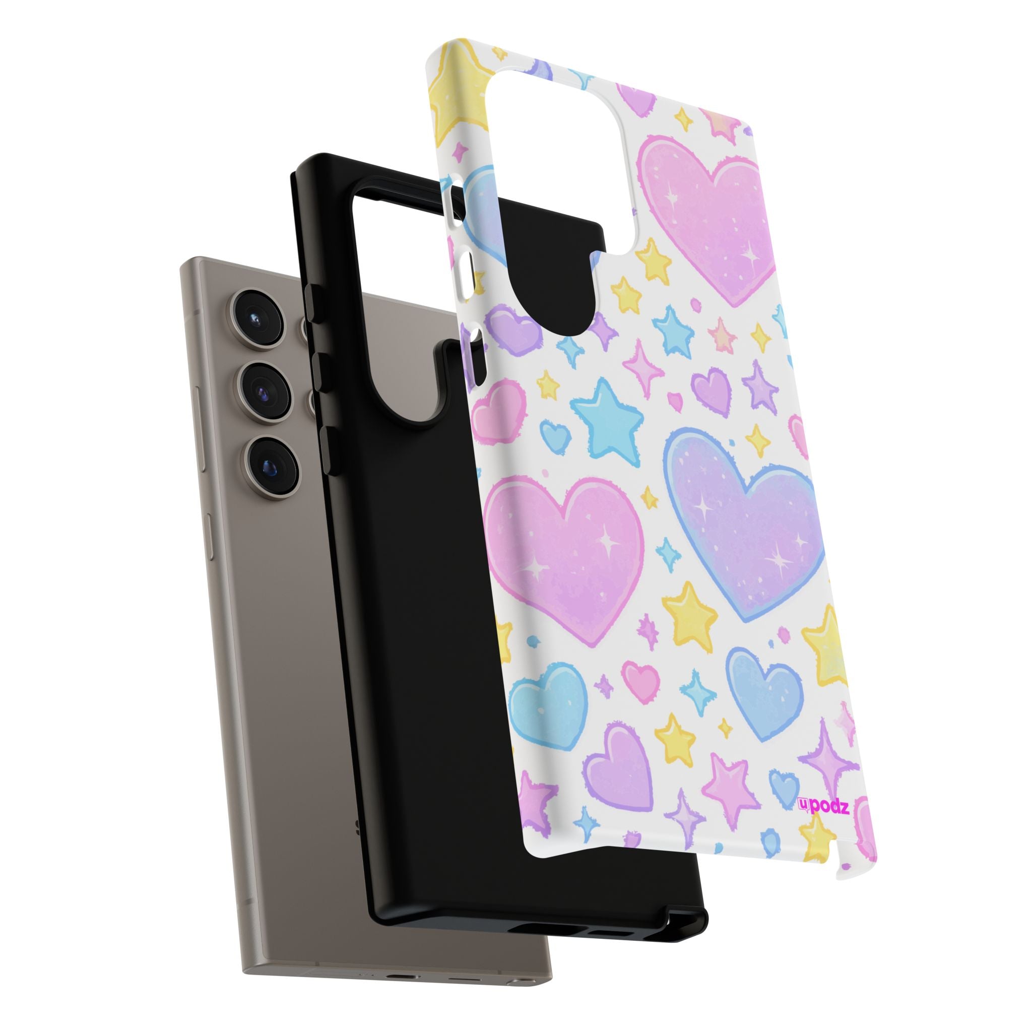 Colourful Doodle Design, Tough Cases, Phone Cover