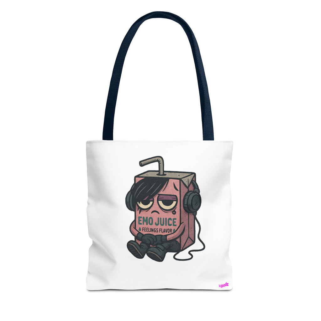 Sad Emo Tote Bag - Quirky Fun Bag