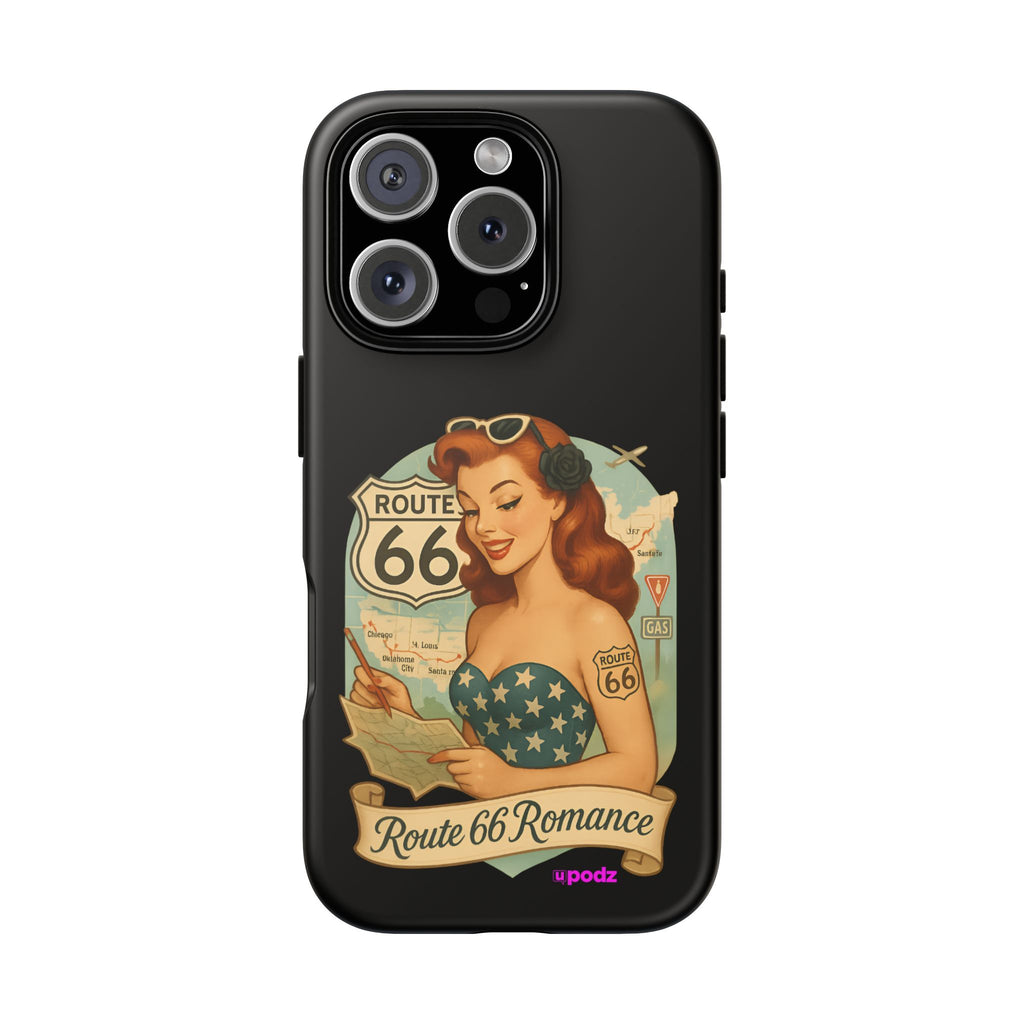 Route 66 Design, Tough Cases, Phone Cover, Unique Gift