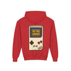 Retro Gamer Youth Hooded Sweatshirt, Casual Wear