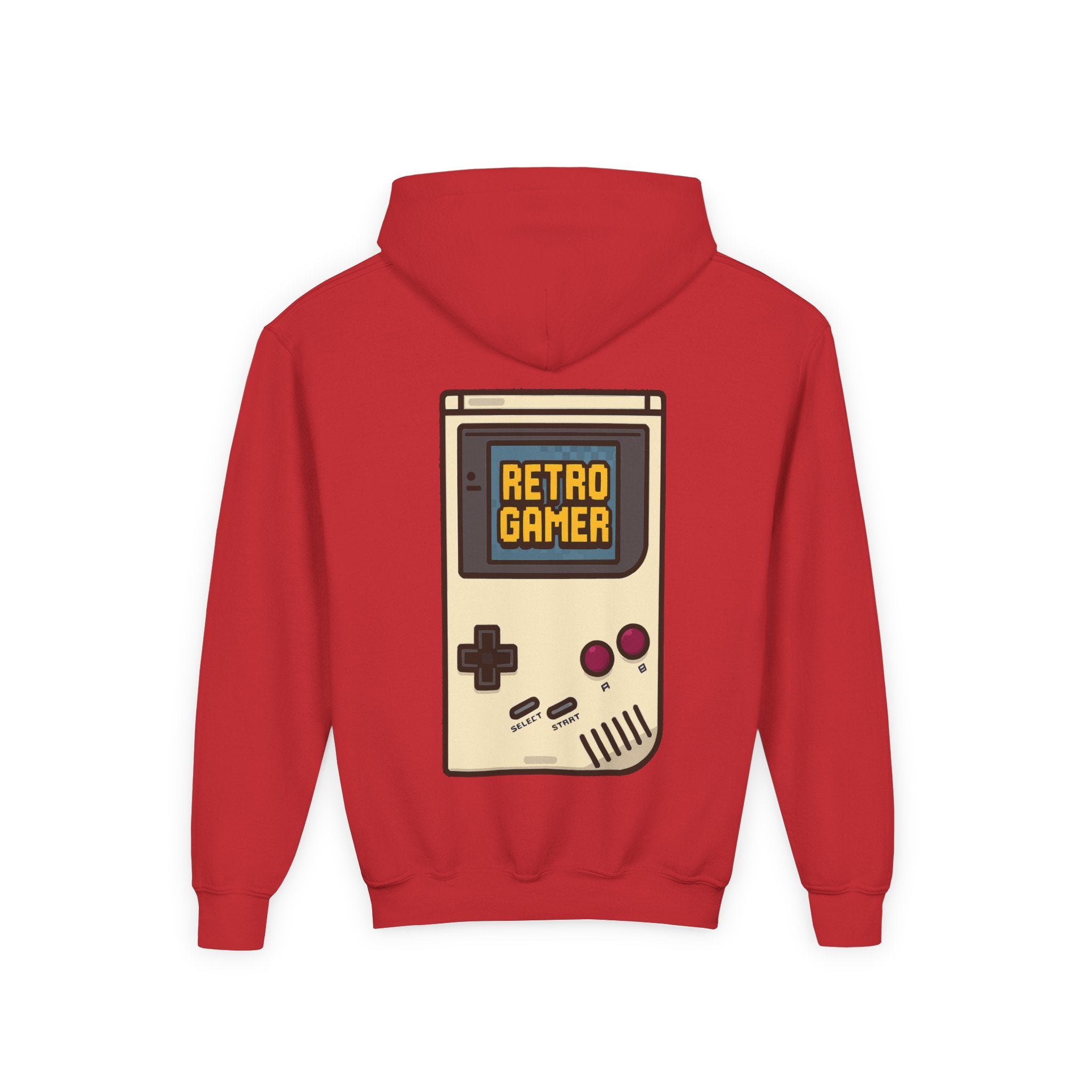 Retro Gamer Youth Hooded Sweatshirt, Casual Wear