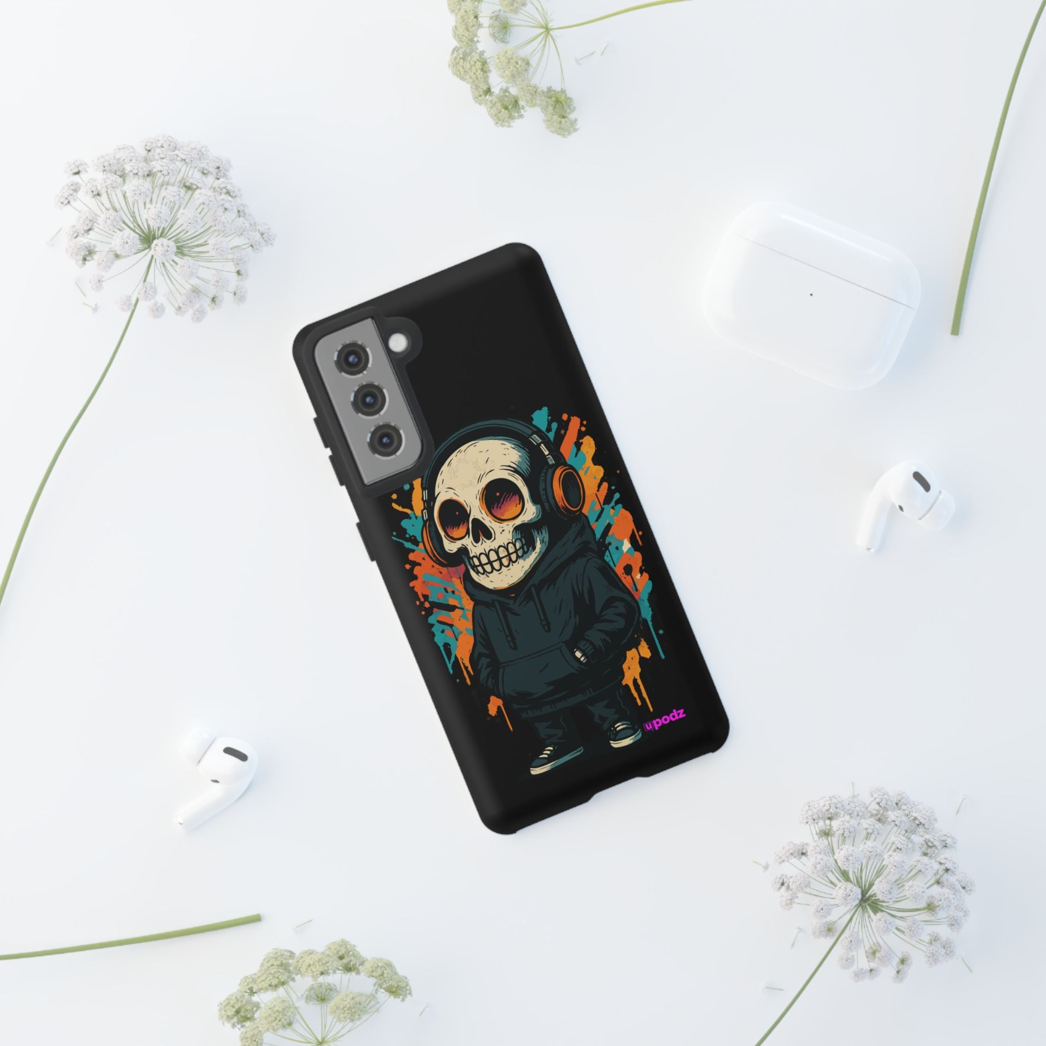 Skull Vibes Design, Tough Cases, Phone Cover
