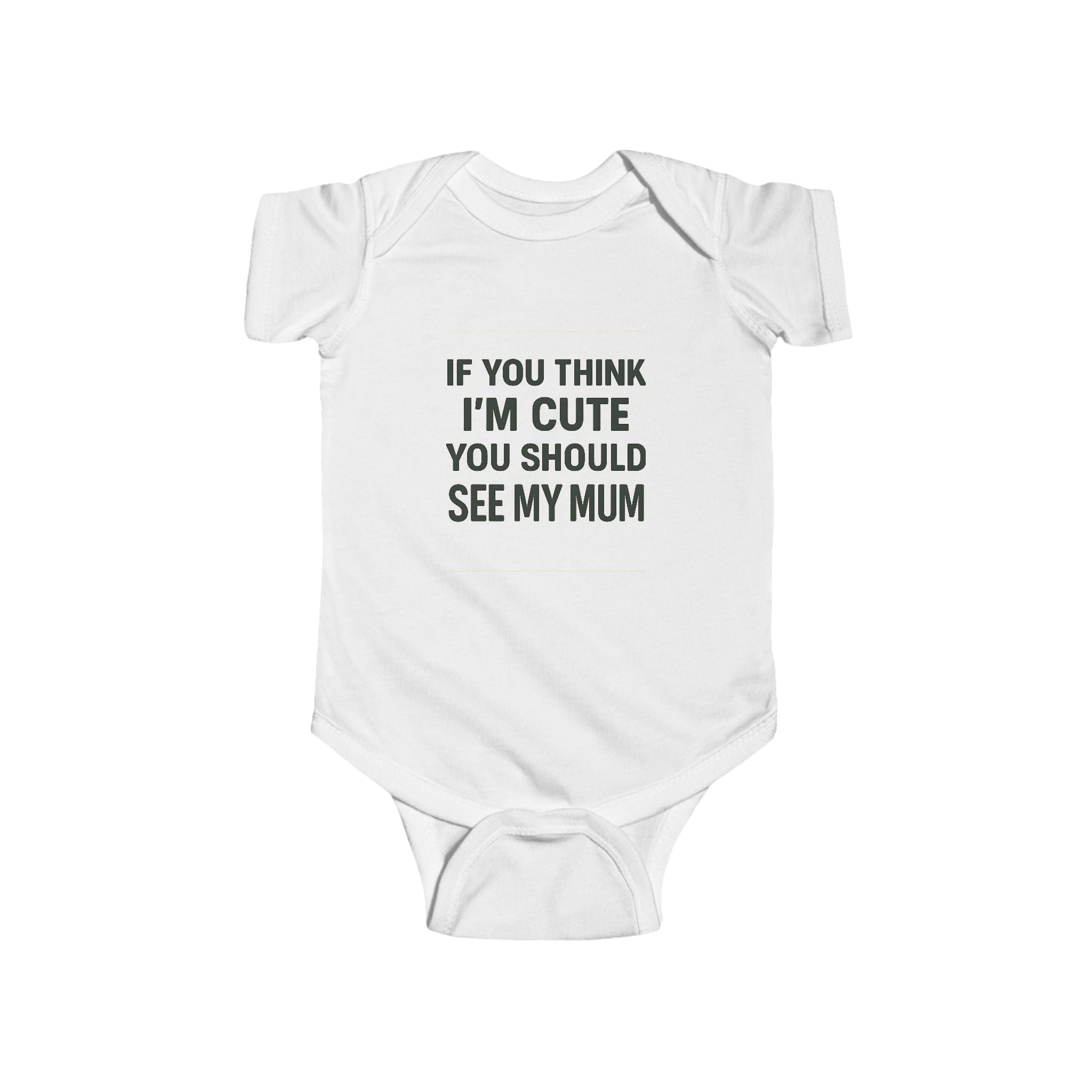 Cute Mum Baby Bodysuit, Funny Infant Outfit, Cute Baby Clothes