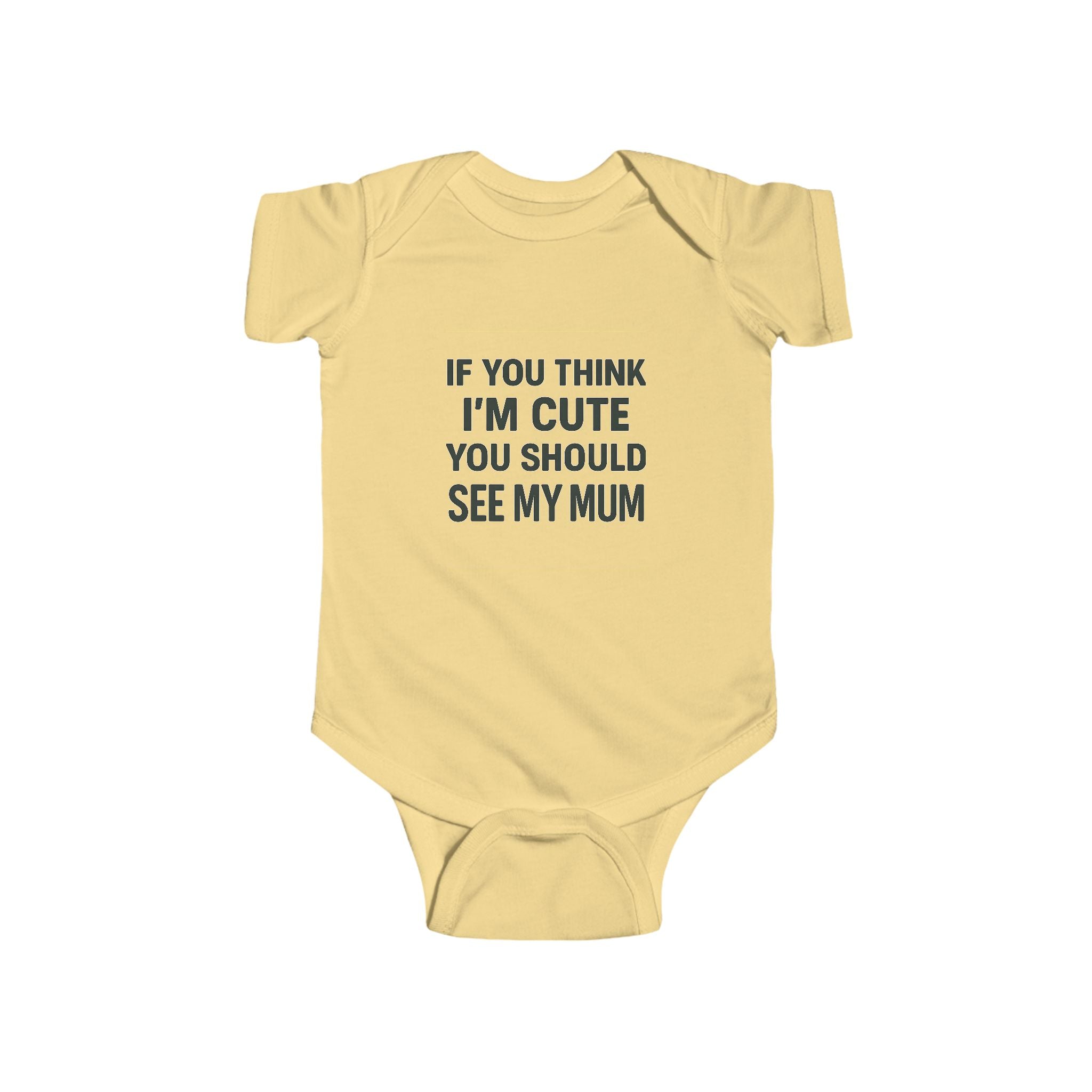 Cute Mum Baby Bodysuit, Funny Infant Outfit, Cute Baby Clothes