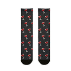 Cherry Cocktail Design, Sublimation Crew Socks