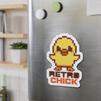 Retro Chick - Humorous Decor, Fridge Magnet