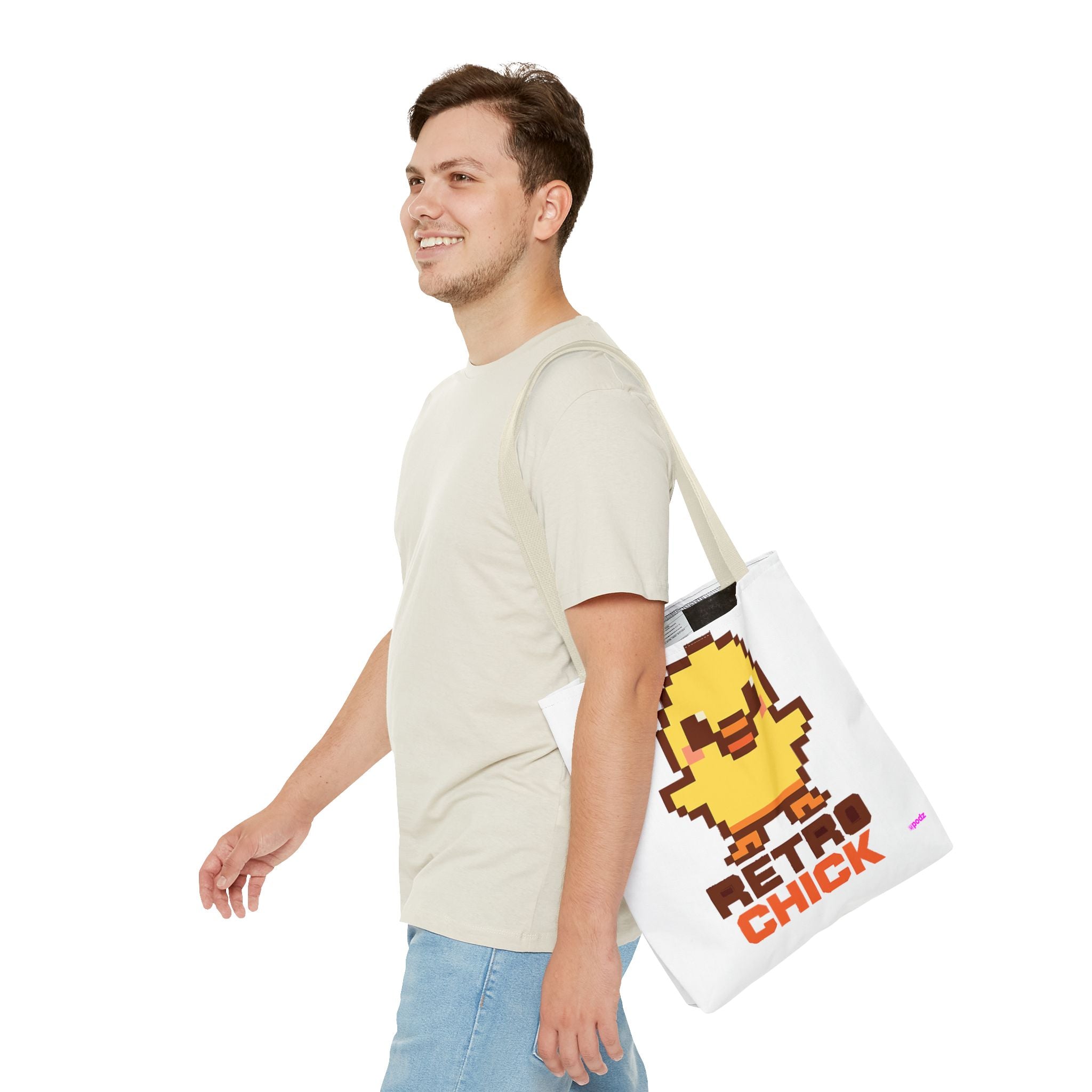 Retro Chick Tote Bag - Quirky Fun Bag