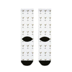 Martini Glass, Sublimation Crew Socks