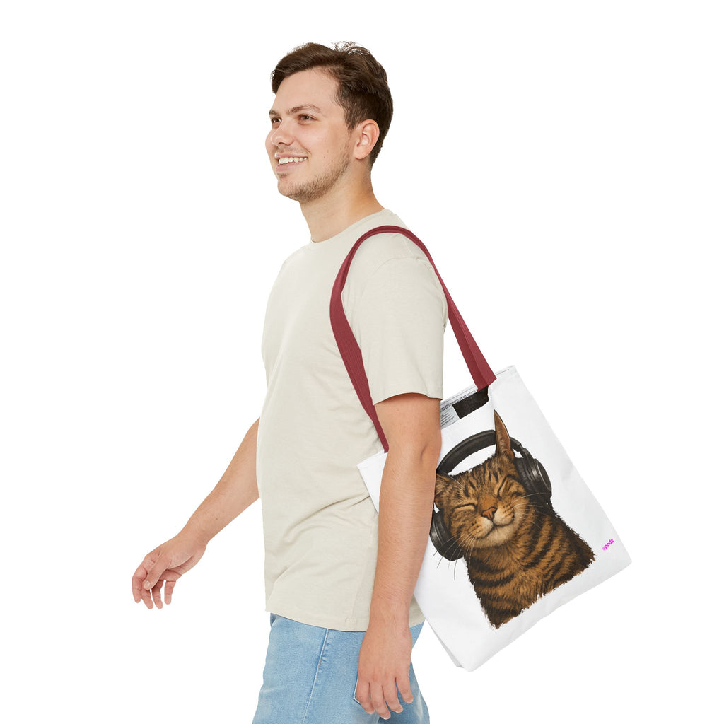 Kitty Love Tote Bag - Quirky Design, Fun Bag