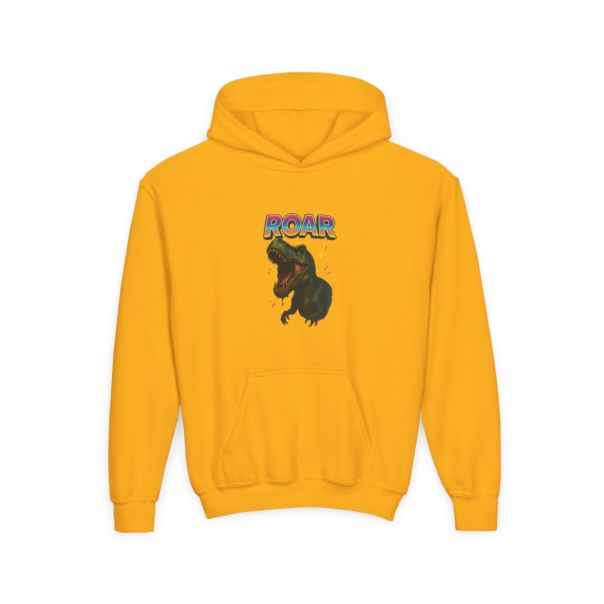 Copy of Roaring Dino Youth Hooded Sweatshirt, Casual Wear