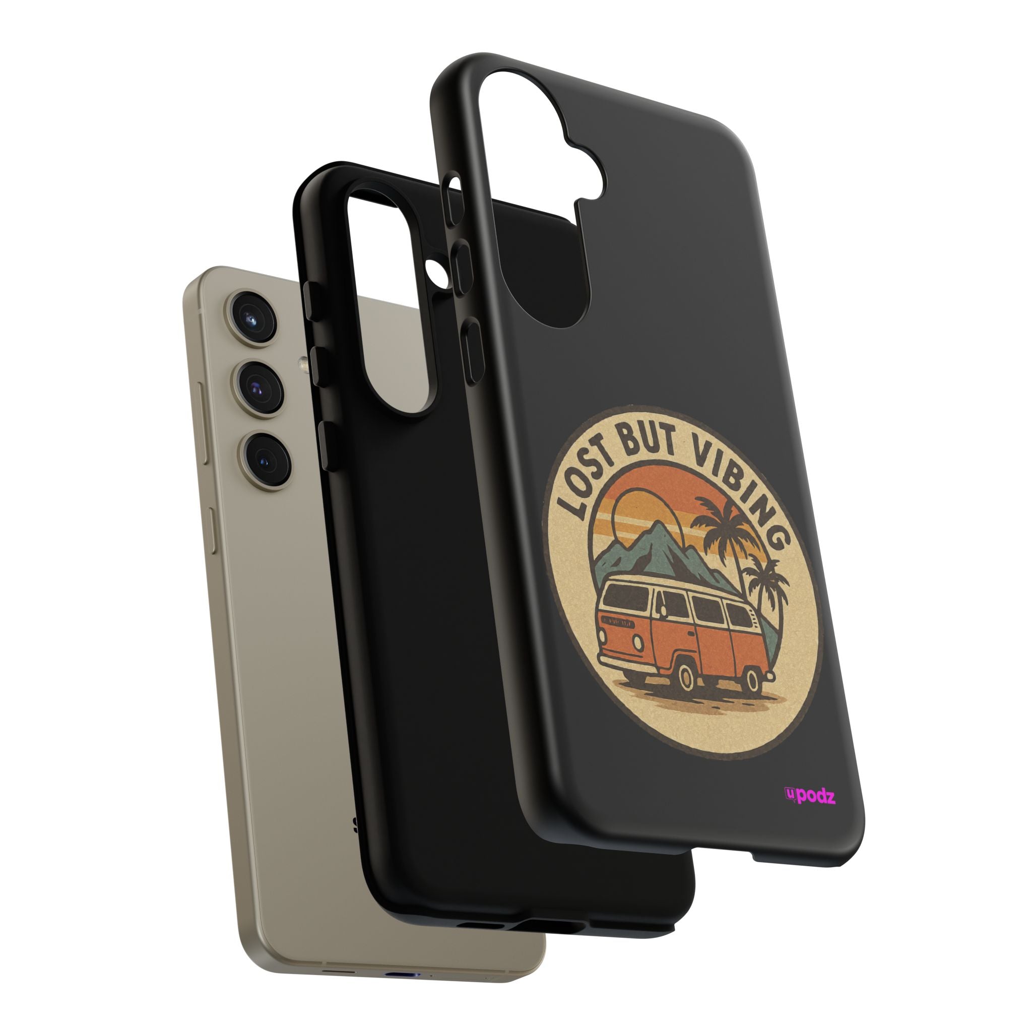 Lost But Vibing Design, Tough Cases, Phone Cover