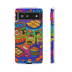 Bento Box, White Cover Design, Tough Cases, Phone Cover