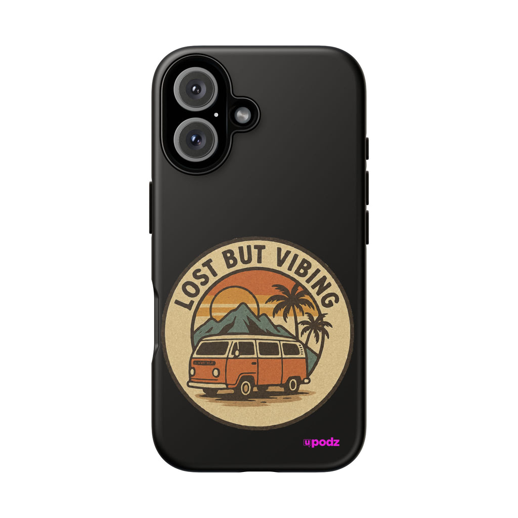 Lost But Vibing Design, Tough Cases, Phone Cover