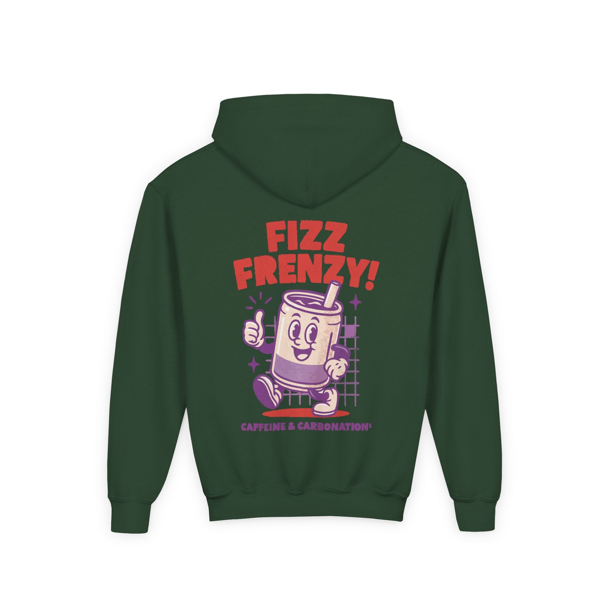 Soda Fizz Frenzy Youth Hooded Sweatshirt, Casual Wear