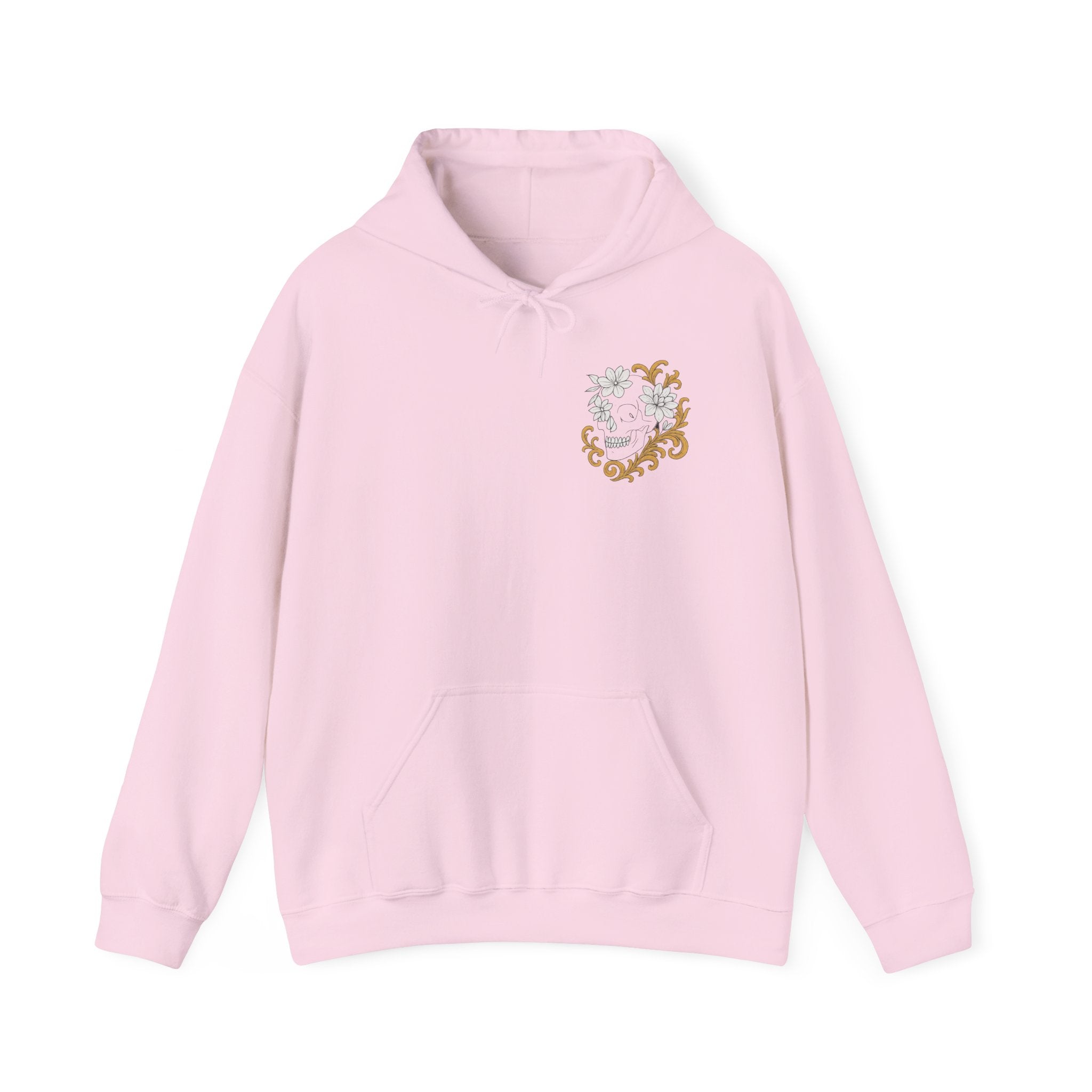 Floral Skull Hoodie
