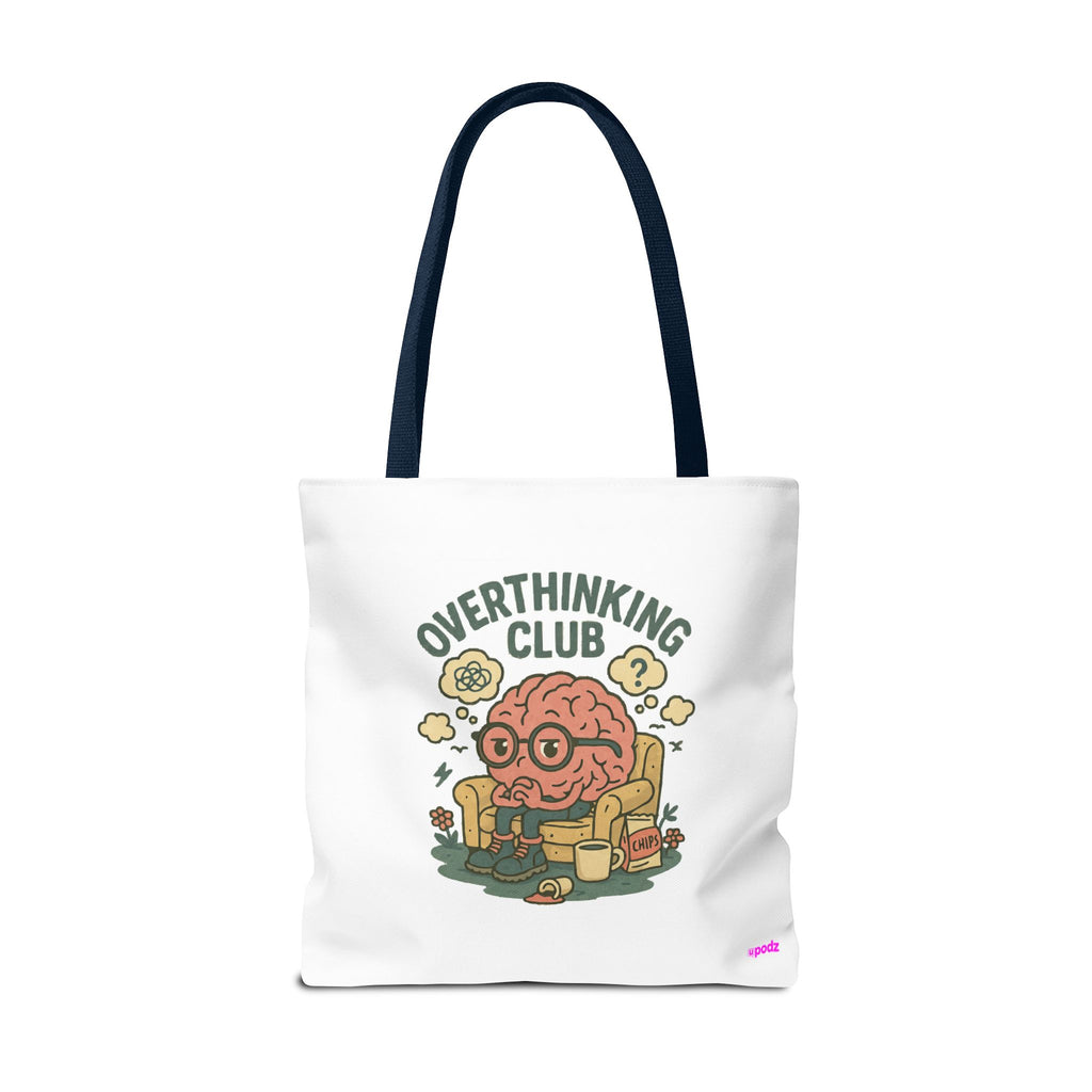 Overthinking Brain Quirky Design, Fun Bag