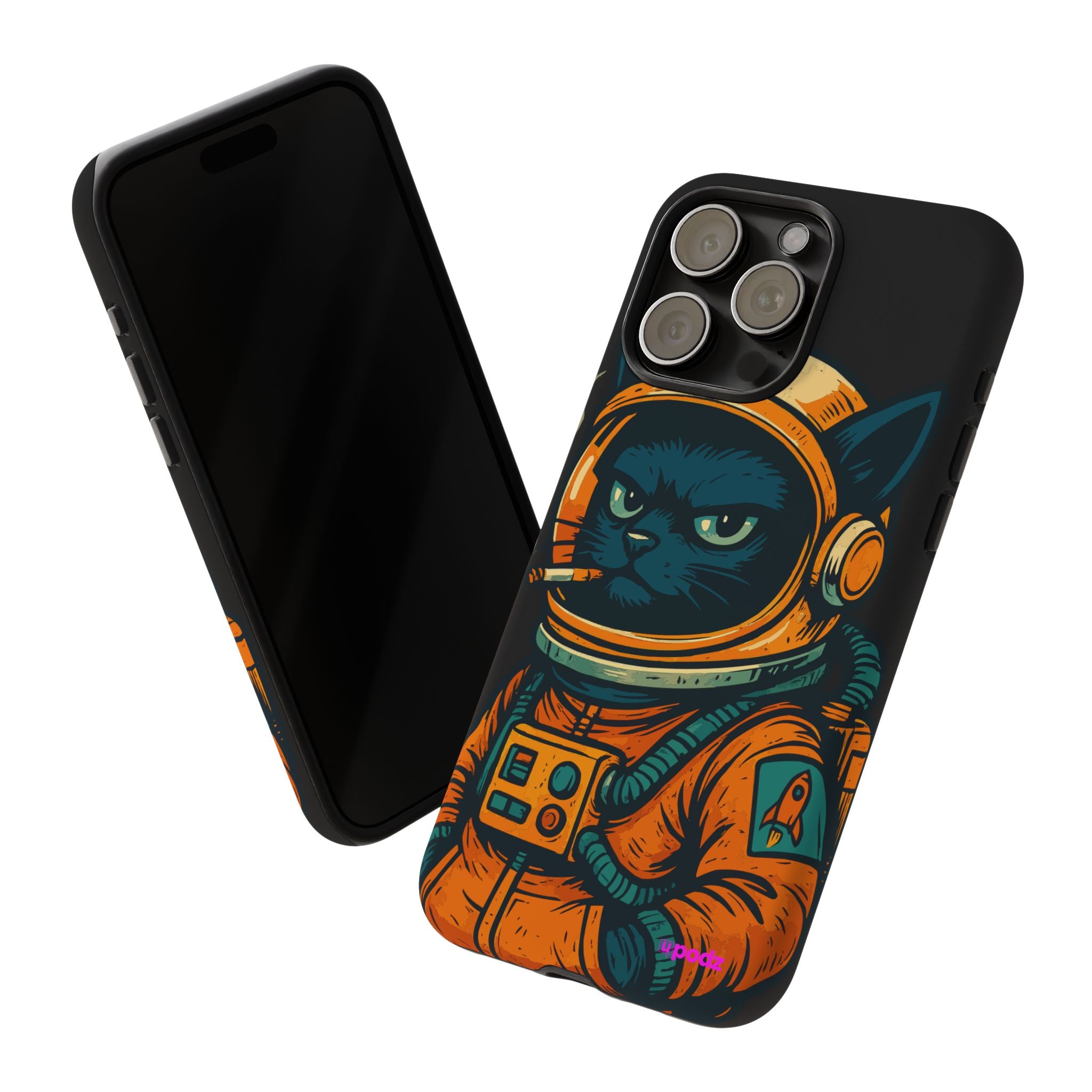 Smoking Cat Design, Tough Cases, Phone Cover
