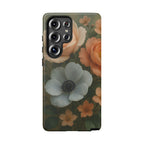 Floral Design White Cover Design, Tough Cases, Phone Cover