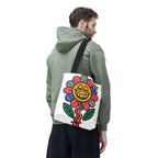 Flower Power Tote Bag - Quirky Fun Bag