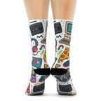 Retro 90's Socks, Funky Design