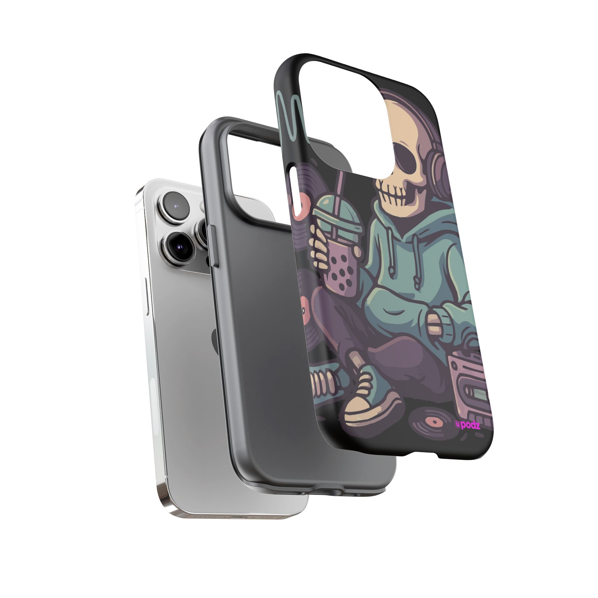 Skull Headphones Design, Tough Cases, Phone Cover