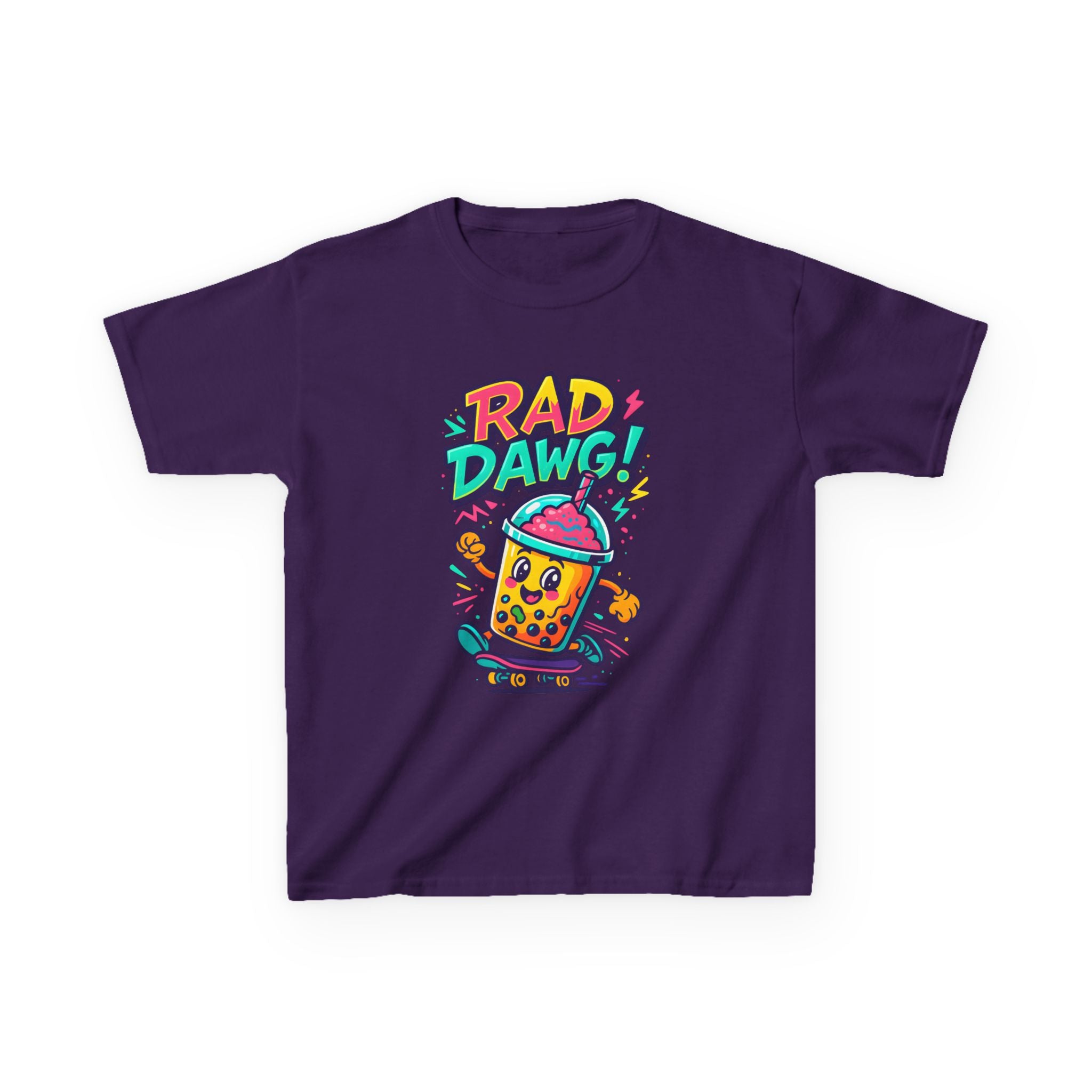 Rad Dawg Kids Tee, Fun Graphic Tee, Kids Cotton T-Shirt