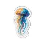 Colourful Jellyfish Die-Cut Magnet - Refrigerator Magnet