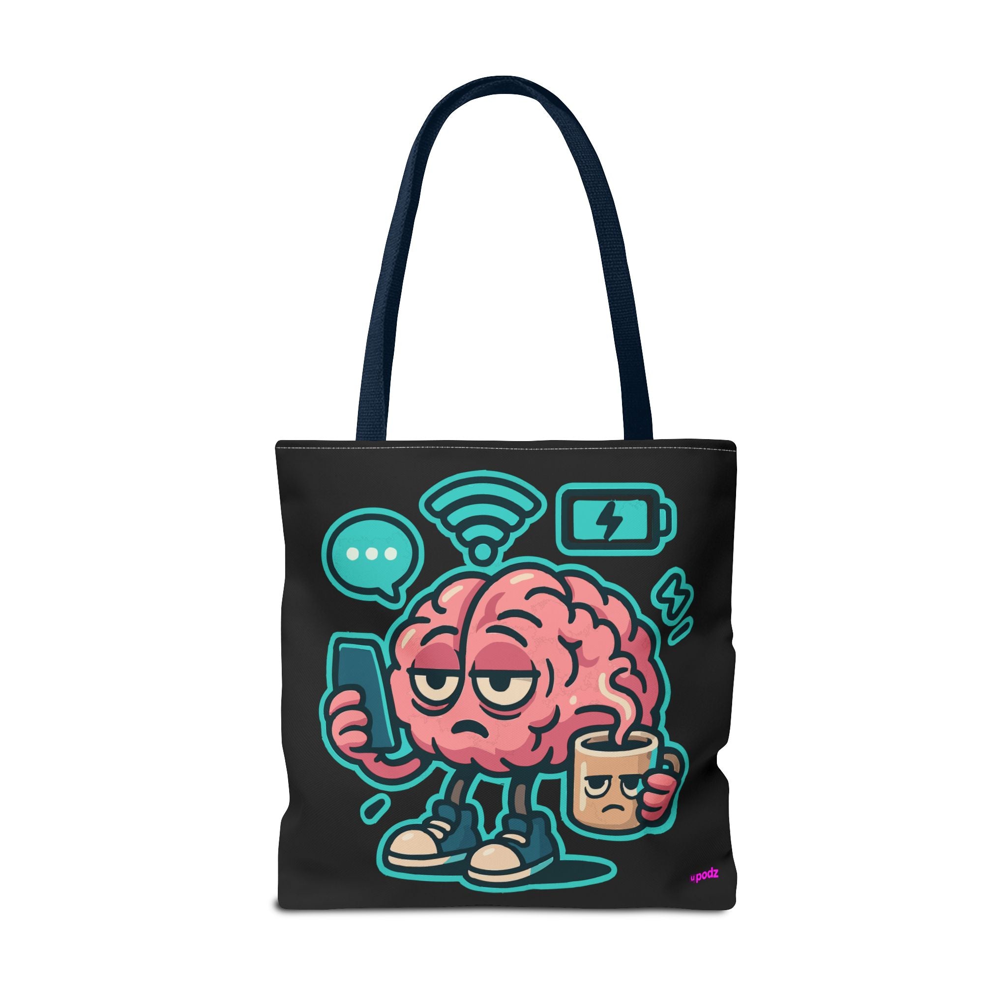Brain Power Tote Bag - Quirky, Fun Tote Bag