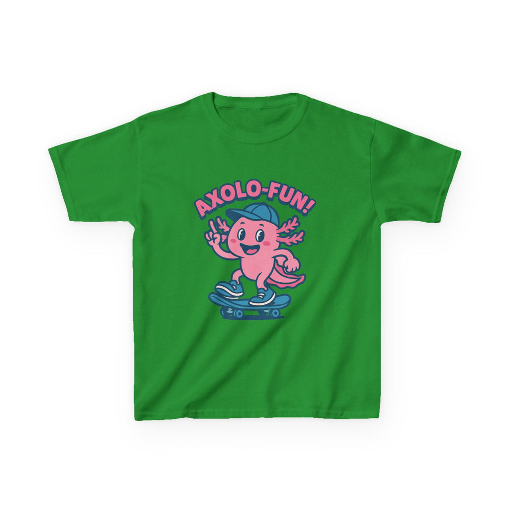 Axolotl Kids Tee, Fun Graphic Tee, Kids Cotton T-Shirt