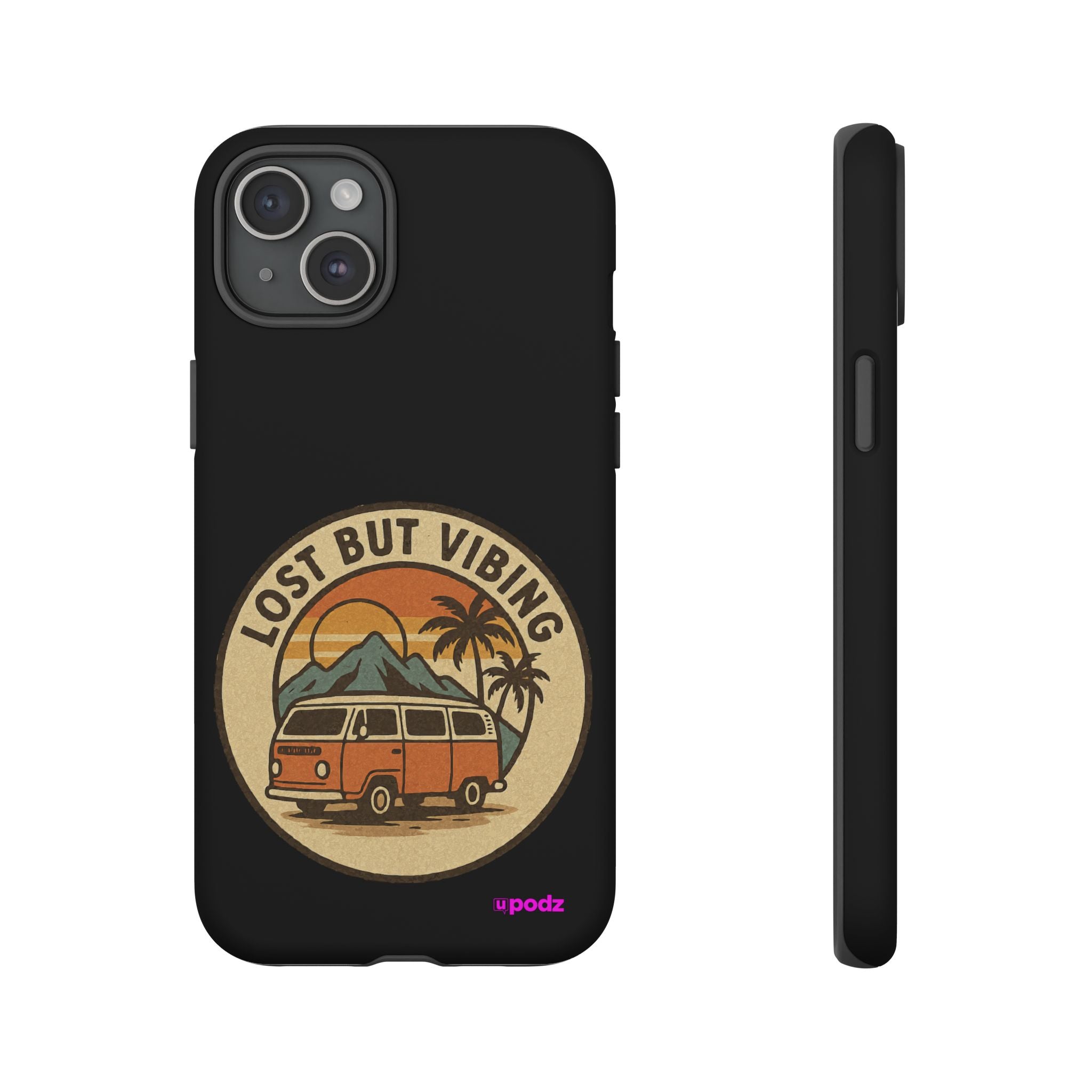 Lost But Vibing Design, Tough Cases, Phone Cover