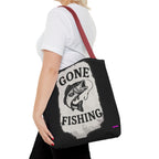 Gone Fishing Tote Bag - Quirky Fun Bag