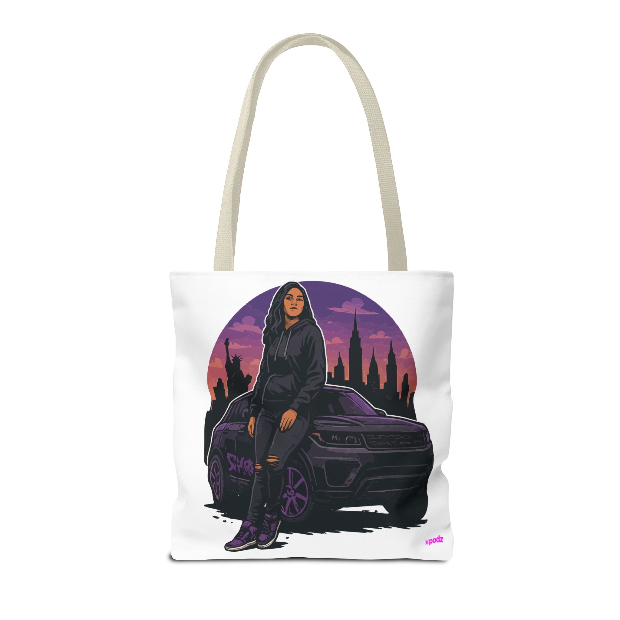 Just Cruzin Tote Bag - Quirky Fun Bag