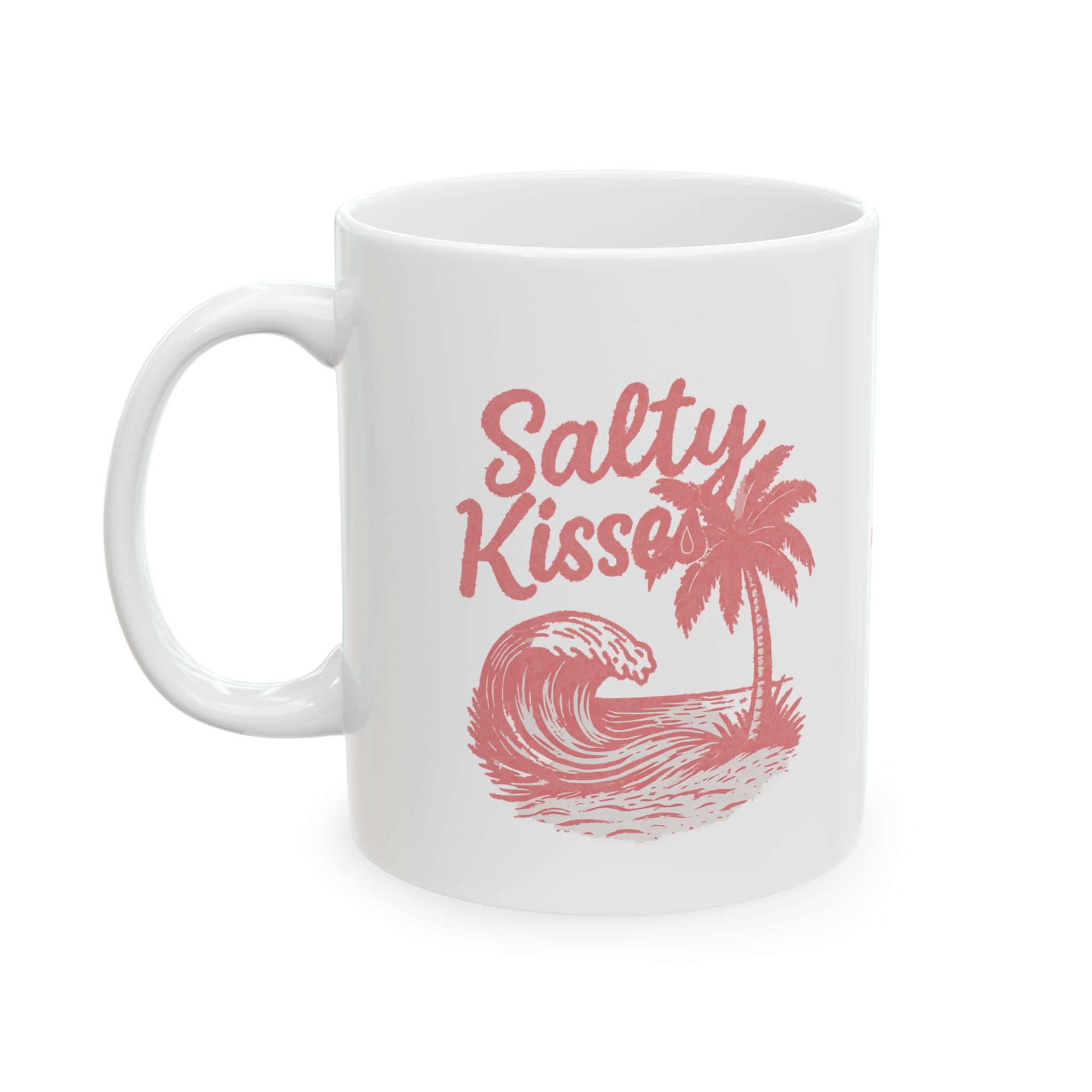 Salty Kisses Ceramic Mug |  Personalized Mug