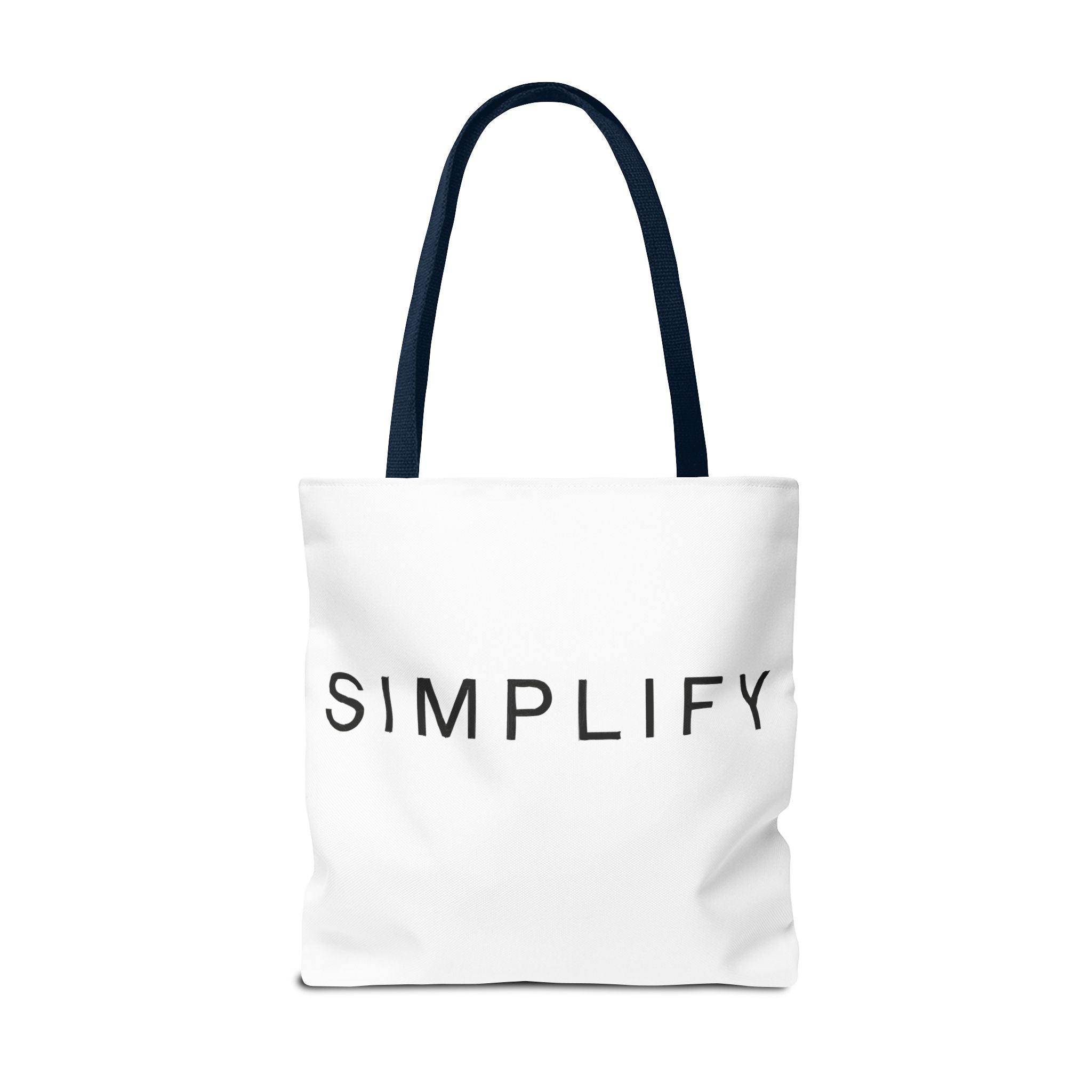 Simplify Tote Bag, Inspirational Gift, Eco-Friendly Shopping Bag
