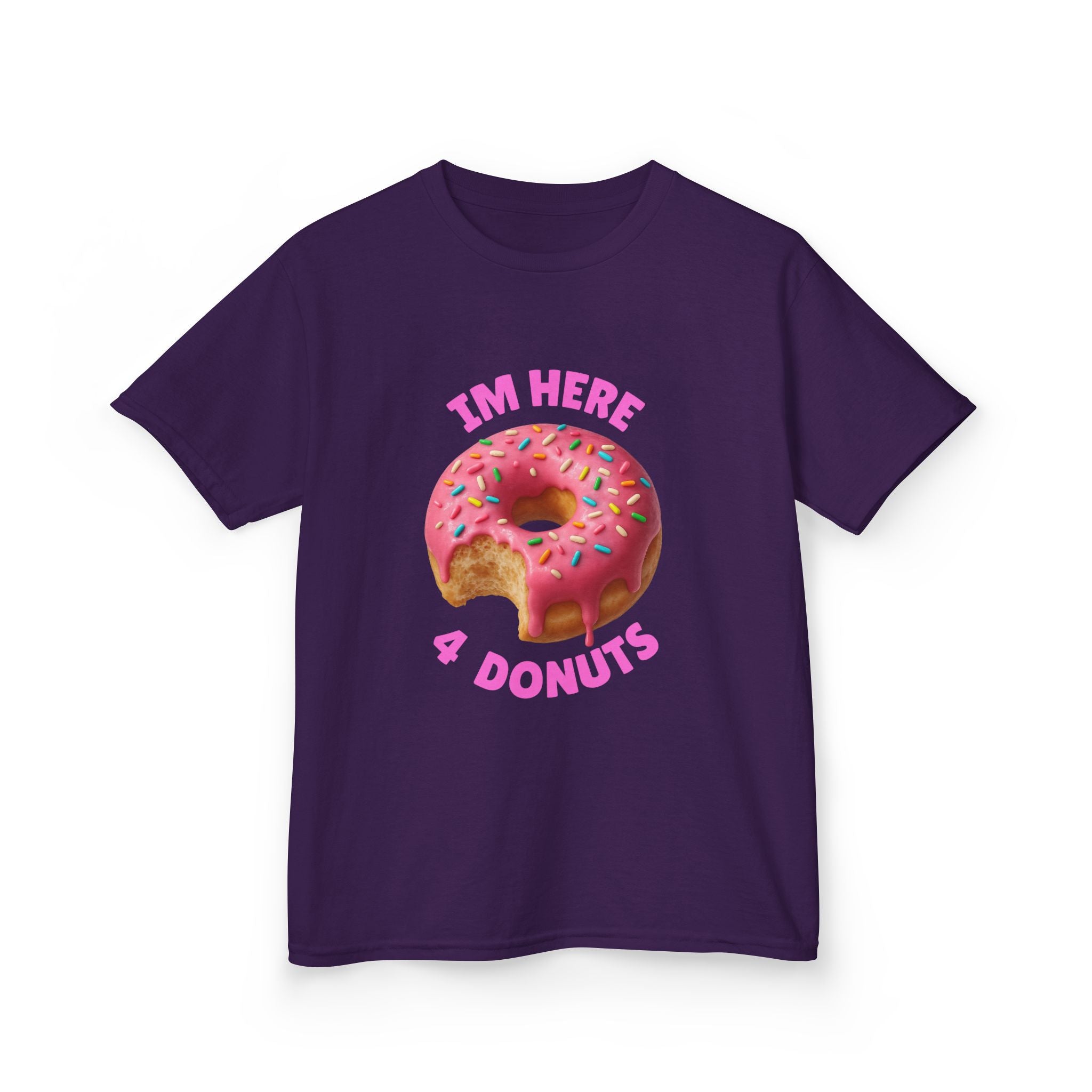 Donuts are life! Kids Tee, Fun Graphic Tee, Kids Cotton T-Shirt