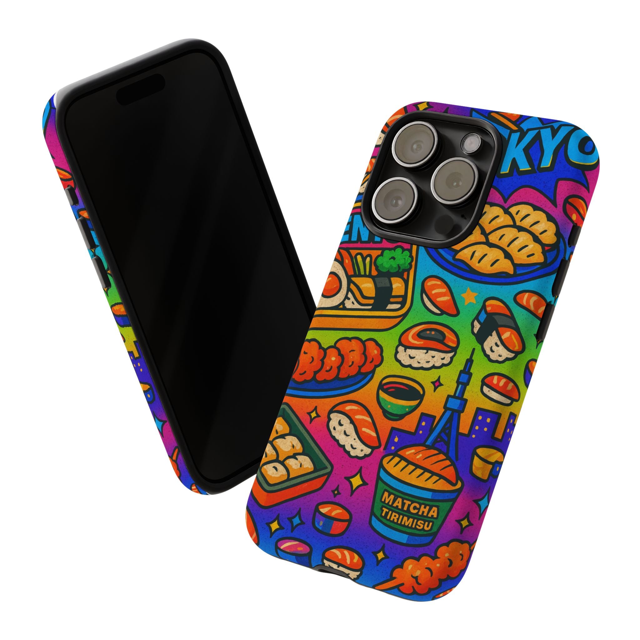 Bento Box, White Cover Design, Tough Cases, Phone Cover