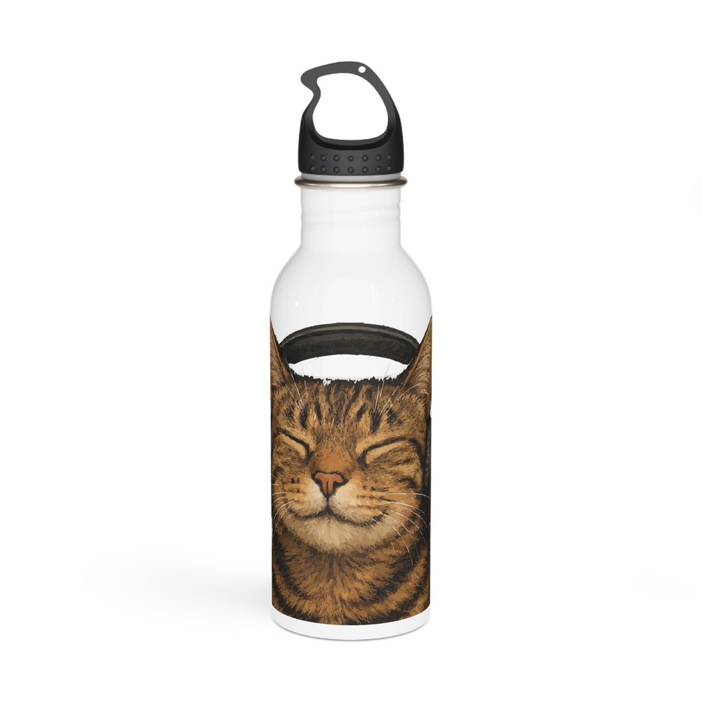 Feline Vibes Water Bottle, Reusable Sports Hydration Flask