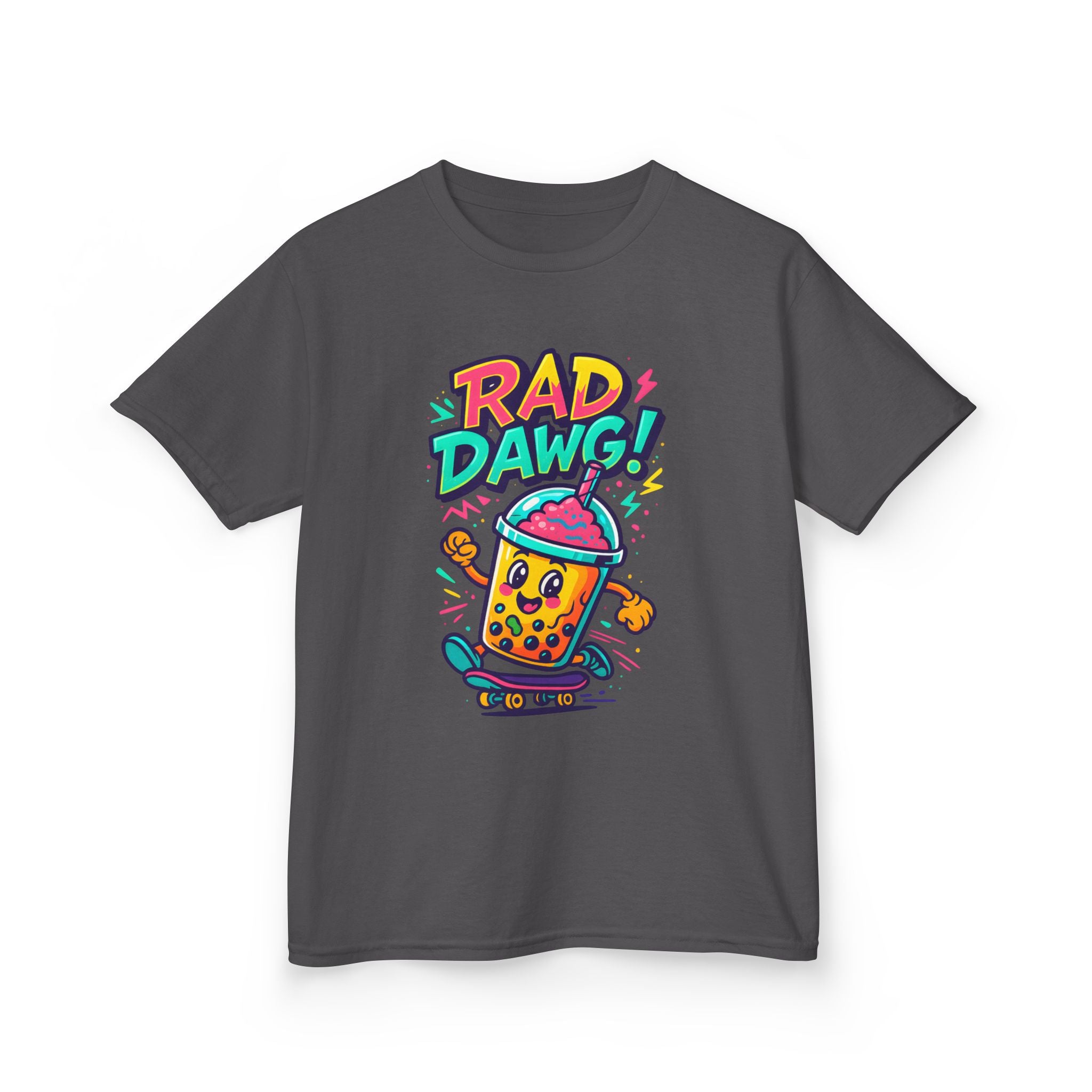 Rad Dawg Kids Tee, Fun Graphic Tee, Kids Cotton T-Shirt