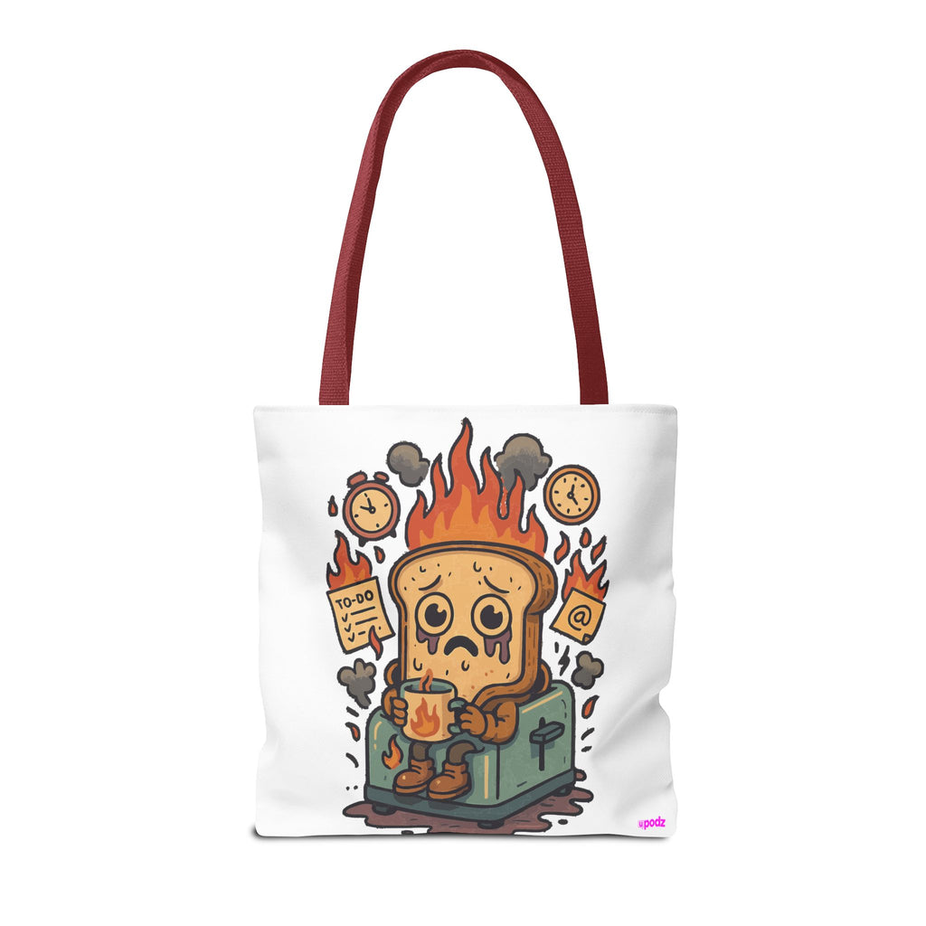 Burnt Toast Tote Bag - Quirky Fun Bag