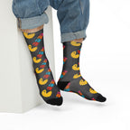 Pac-man Design, Sublimation Crew Socks