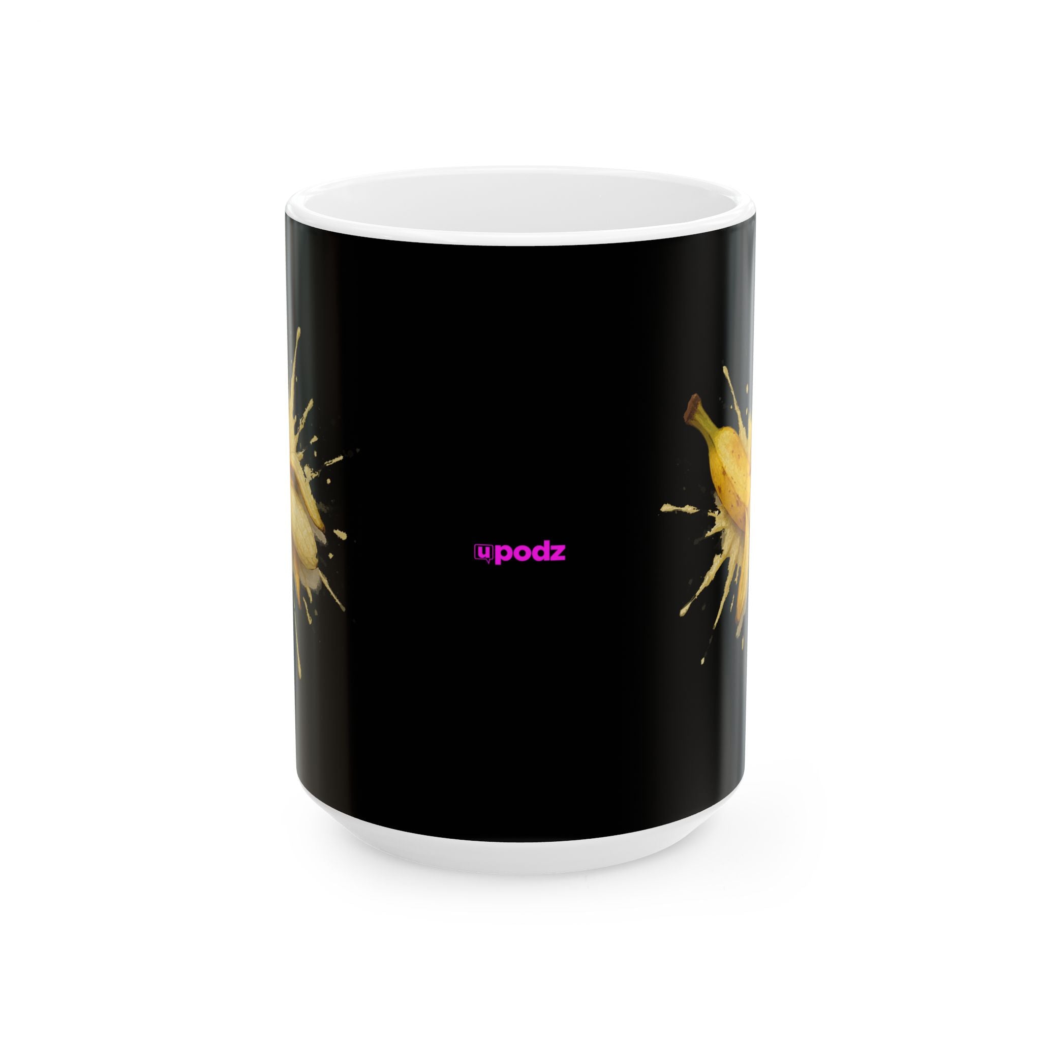Banana Splat Ceramic Mug |  Personalized Mug