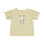 Happy Baby Bunny Infant Tee, Baby Shirt, Toddler Tee, Farm Animal T-Shirt