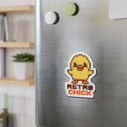 Retro Chick - Humorous Decor, Fridge Magnet