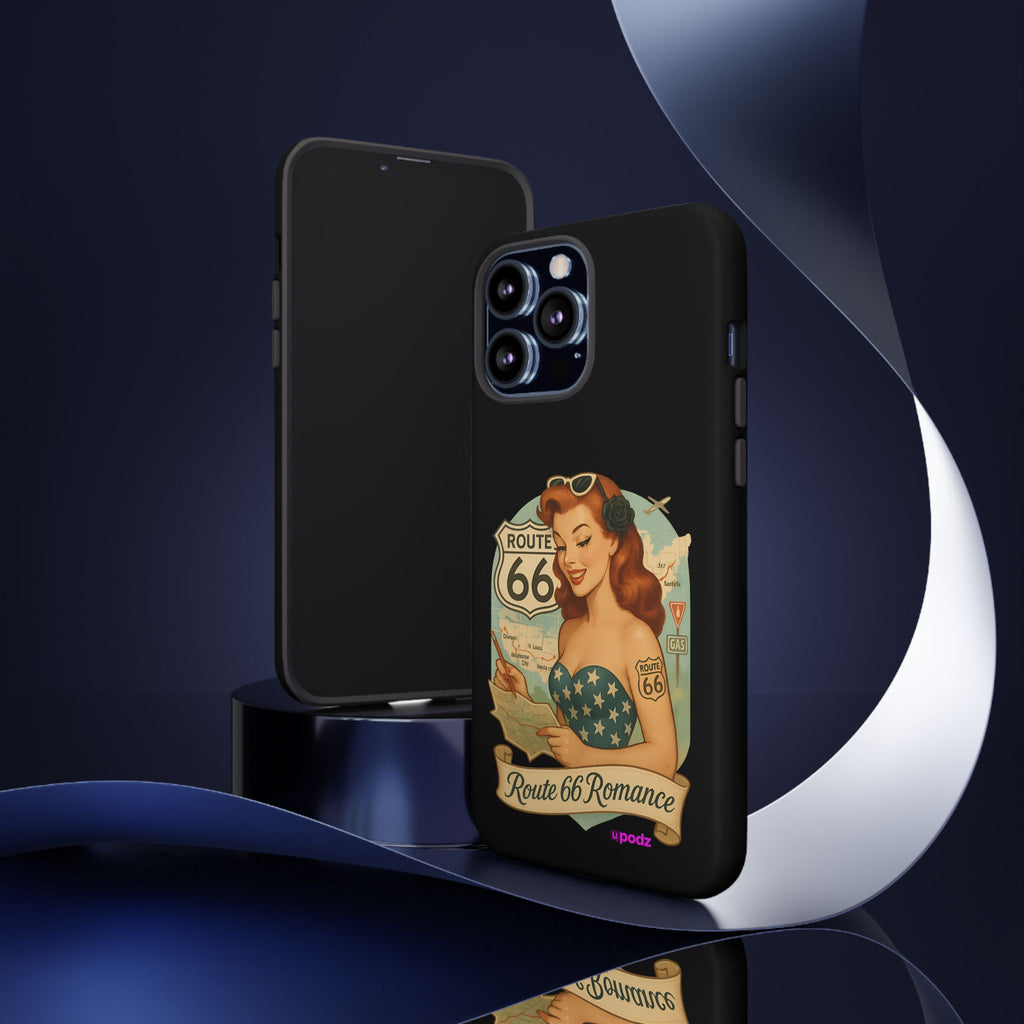 Route 66 Design, Tough Cases, Phone Cover, Unique Gift