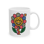 Flower Power Ceramic Mug |  Personalized Mug