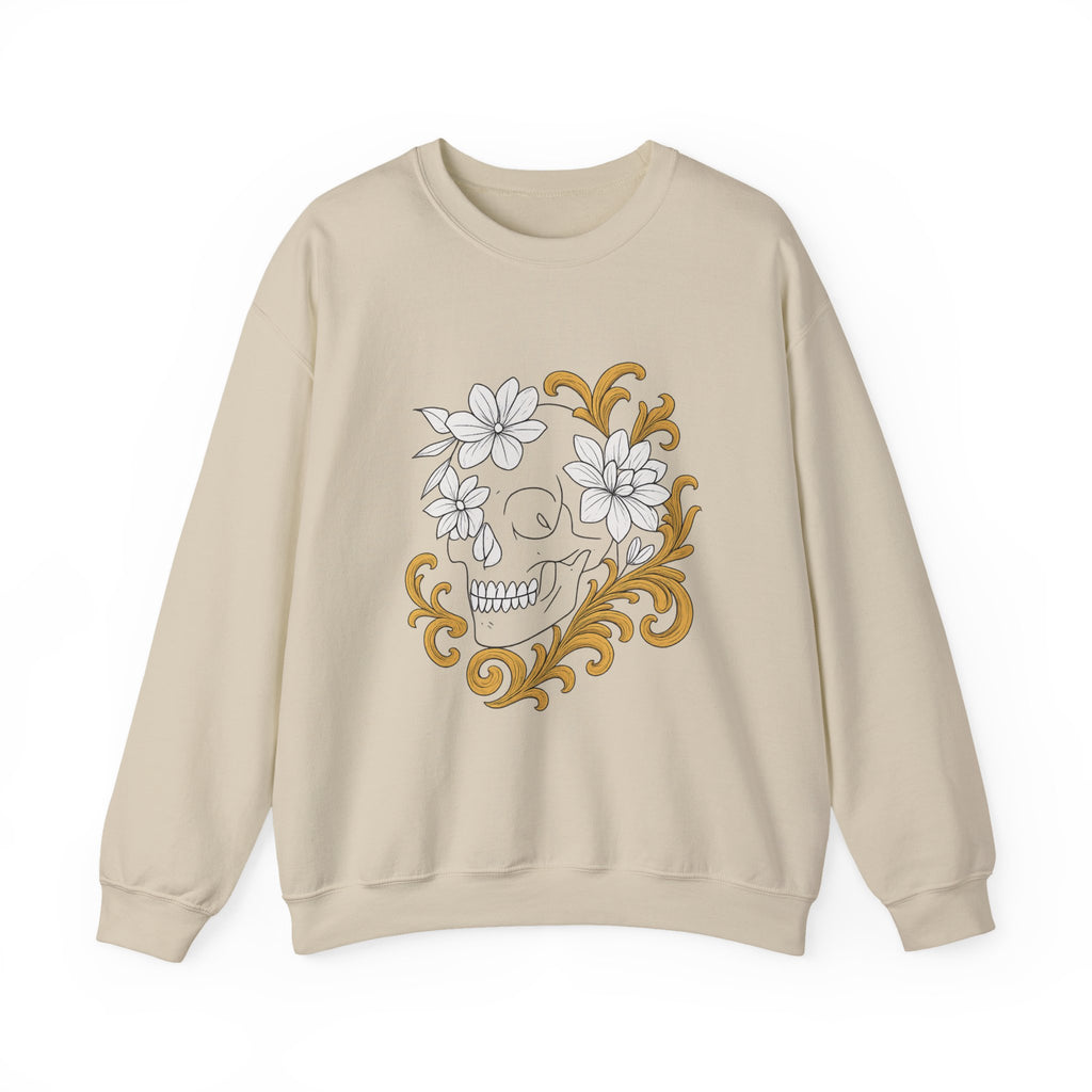 Floral Skull, Sweatshirt