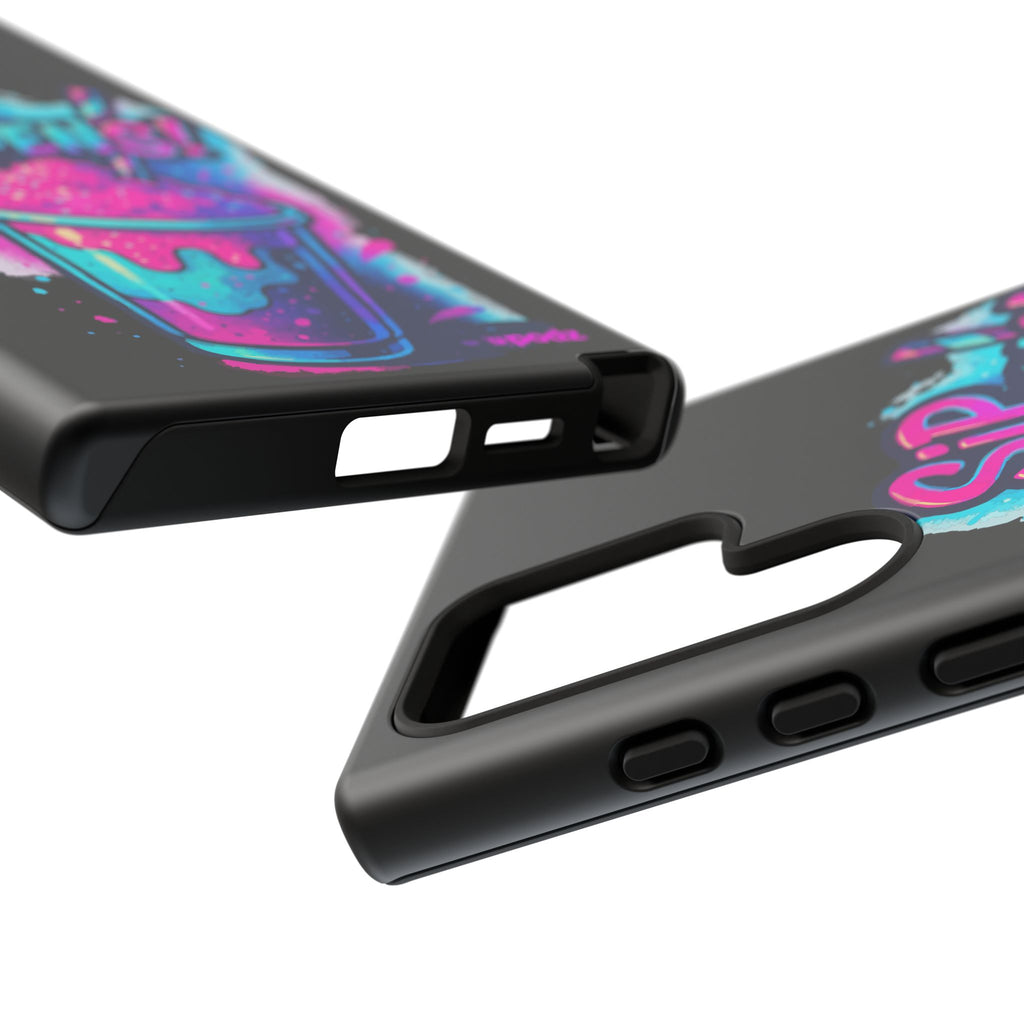 Sip Happens Phone Case Design, Tough Cases, Phone Cover