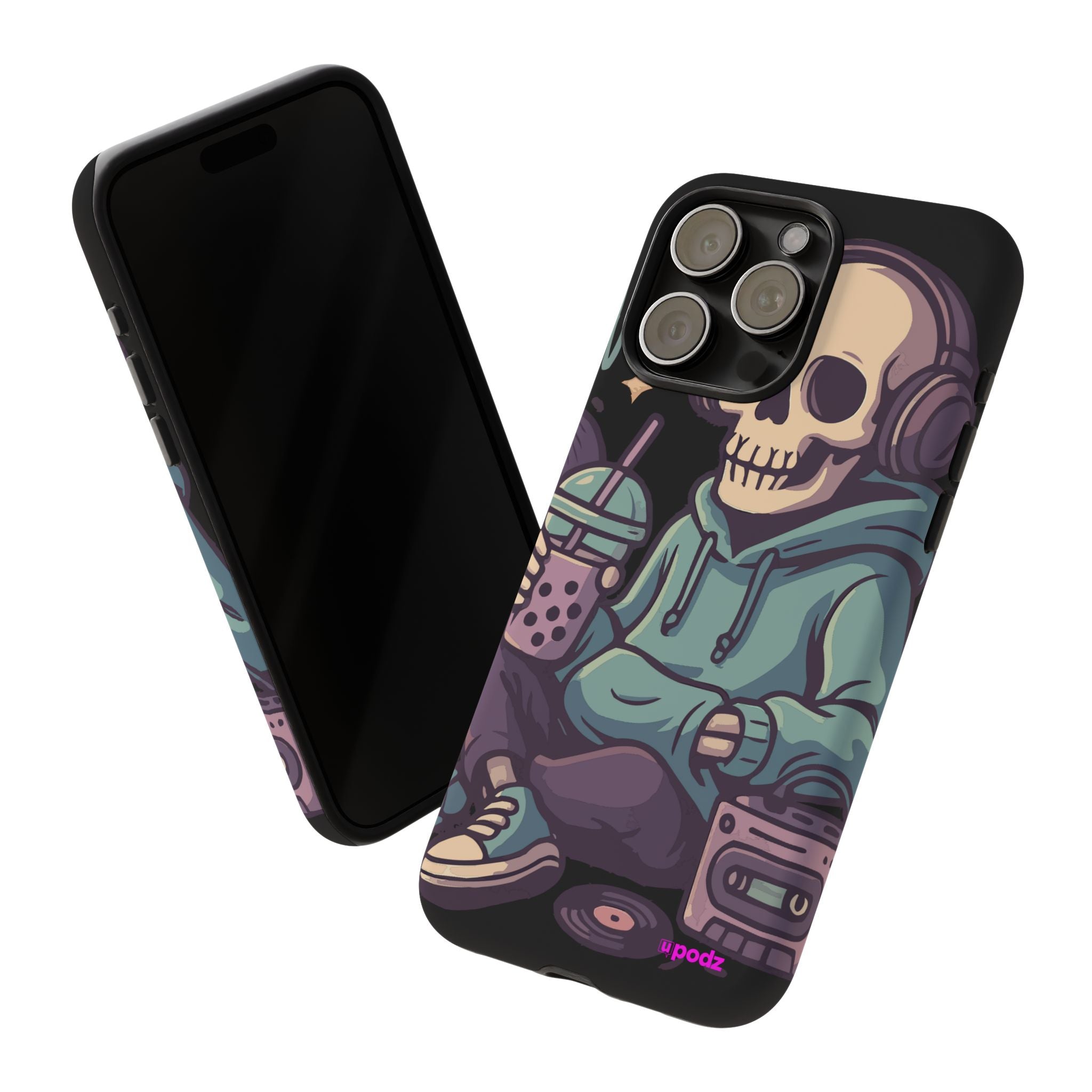 Skull Headphones Design, Tough Cases, Phone Cover